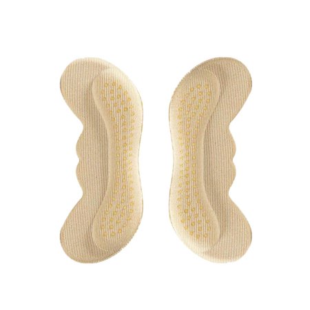 2pcs Reusable Heel Pain Relief Foot Care Protector Heel Grips Self-Adhesive High Heel Shoe Pads Heel Liner Protector Heel Shoe Insoles Heel Cushion BEIGE 3MM
