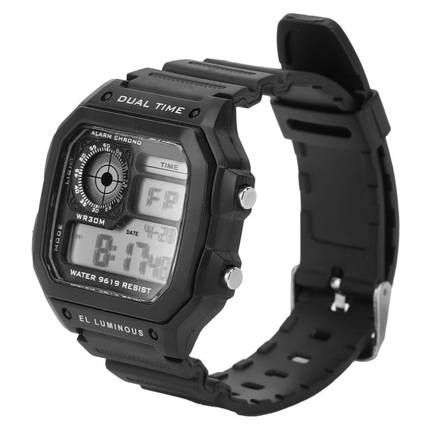 Digital sports watch on sale waterproof