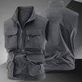 thumbnail image 1 of HUITKMM Tank Tops Men Men's Solid Colour Outdoor Sports Casual Style Lightweight with Pockets Workwear Vest Jacket, 1 of 8