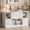White, variant on Laisnet 8 Cube Storage Organizer with Sliding Doors, Wooden Bookcase Cabinet for Living Room Office, White