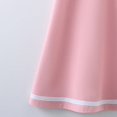 thumbnail image 4 of Girls Tennis Dress Cotton Golf Shirt Dress for Kids Short Sleeve Pink Bear Embroidery Preppy School Dress A-Line Casual,Size 7-8 T, 4 of 6