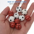 thumbnail image 4 of SHISUYAN 10Pcs Sports Soccer Basketball Set Small House Outdoor Accessory Miniature Decor, 4 of 8