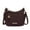 Chocolate, variant on MKF Collection Wally Vegan Leather Women's Crossbody Bag, Sleek Shoulder Purse Handbag by Mia K - Red