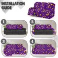 thumbnail image 6 of Xoenoiee Purple Star Pattern Recliner Sofa Cover, Stretch Reclining Couch Covers with Pockets, Washable Lazy Boy Recliner Slipcovers, Leakproof Sofa Protector for Kids, Pets, Dog and Cat, 6 of 7