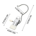 thumbnail image 4 of Xihbxyly Clips de Acero Inoxidable, Percha Compacta para Secar Ropa, Ganchos Multifuncionales de Alta Resistencia, Diseño Giratorio de 360°, Solución de Almacenamiento para Viajes y Campamentos, Esen, 4 of 7