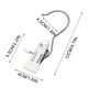 thumbnail image 4 of Xihbxyly Clips de Acero Inoxidable, Percha Compacta para Secar Ropa, Ganchos Multifuncionales de Alta Resistencia, Diseño Giratorio de 360°, Solución de Almacenamiento para Viajes y Campamentos, Esen, 4 of 7