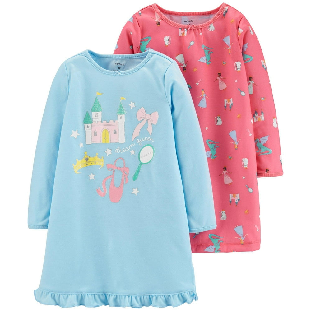 Carter's Carters Toddler Girls 2pc. Fairytale Pajama Nightgown Set