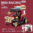 thumbnail image 2 of Bloques de construcción para niños, coche de carreras para armar juguete de ladrillos, autobús, vehículo de ingeniería, ambulancia, modelo extraíble, Compatible con Lego, 2 of 5