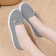 thumbnail image 2 of IEMIEMIEM Women's Shoes Autumn New Single Canvas Low-top Non-Slip Soft-Soled Rubber Shoes one-Pedal Casual 6 wide, 2 of 8