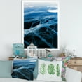 thumbnail image 3 of Designart 'White and Blue Ice Structure II' Modern Framed Art Print, 3 of 4