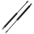 thumbnail image 1 of Unique Bargains Supports à Gaz 350mm Ressorts à Gaz Noir Acier au Carbone 2 Pcs Boîte à Outils RV Couvercle de Boîte de Rangement Couvercle de Porte d'Armoire, 1 of 7