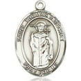 thumbnail image 3 of Extel Medium Oval Pewter St. Thomas A Becket Medal, Made in USA, 3 of 10