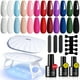 thumbnail image 1 of Kit de esmaltes de uñas en gel MEFA, 12 colores con luz UV, 6 W, 19 unidades, 1 of 9