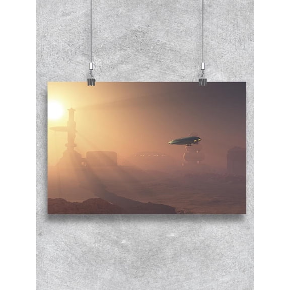 Martian Outpost Poster -Image by Shutterstock