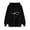 Black, variant on Essentials Hoodie Heart Print Long Sleeve Hooded Pullover Fall Clothes 2025 Women Fashion Comfort Streetwear Top
