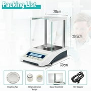 Lab Scale, Digital Analytical Balance 220g/ 0.1mg, High Precision Scientific Precision Scale Accuracy 0.0001g