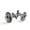 Color 2, variant on Men's Classic Stainless Steel, Universe Galaxy Dinosaur Cufflinks Business Wedding Shirts, Black
