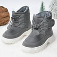 thumbnail image 5 of LIhncine Toddler Boy Snow Boots Outdoor Waterproof Winter Kids Shoes 18M-4T, 5 of 5