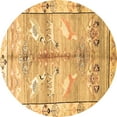 thumbnail image 1 of Ahgly Company Indoor Round Persian Brown Traditional Area Rugs, 6' Round, 1 of 4