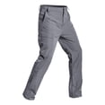 thumbnail image 7 of Lmueinov Men's Waterproof Pants Multi Pocket Outdoor Work Cargo Pants Relaxed Fit Straight Leg Solid Color Trousers for Fishing Golf Work Hiking S-3XL, 7 of 7
