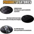 thumbnail image 4 of Bling Soft Leather Steering Wheel Cover, 15 Inch Colorful Rhinestones Auto Elastic Protector with Crystal Diamond for Women Girls, Car Accessories for Most Cars, SUVs (Black), 4 of 5