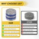 thumbnail image 4 of Uxcell 1-Conjunto Boquilla de Orificio de 1 mm y Mallas de Generador de Espuma de 5 Capas con Aguja de Limpieza, Puntas de Boquilla de Reemplazo de 304SS para Limpiar Vehículos, 4 of 7