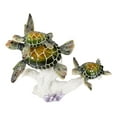 thumbnail image 5 of Marine Sea Turtle Mother And Hatchlings Swimming Over Ocean Reef Corals Statue, 5 of 8