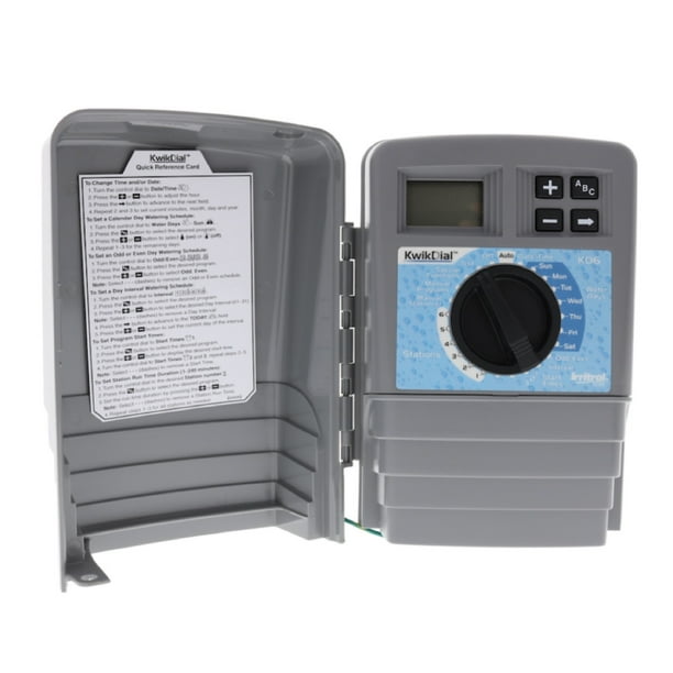Irritrol 6 Station KwikDial Sprinkler System Controller KD6EXT