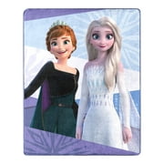 Disney Frozen 2 Throw Blanket, "Frozen Forever", Silk Touch, 40"x 50", 1 each