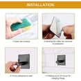 thumbnail image 5 of Gancho adhesivo de 3 m de 4 piezas, gancho adhesivo para pared de baño, gancho para toalla de cocina, colgador de cuadros sin taladrar, gancho autoadhesivo de acero inoxidable, 5 of 5
