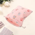 thumbnail image 3 of Unique Bargains 1 Pc Small Doll Drawstring Makeup Bag for Travel Pink Polyester, 3 of 6