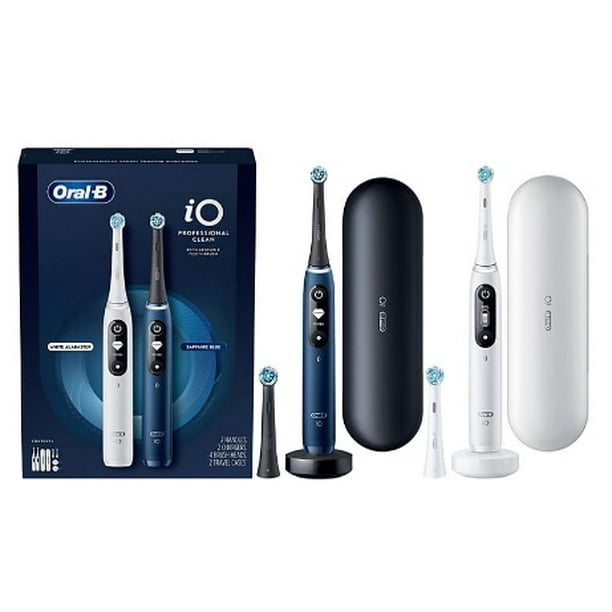 Oral-B iO Series 7 Electric Toothbrush, Sapphire Blue and White