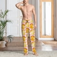thumbnail image 2 of Logiee Tasty Toasts Print Pajama Pants for Men,Men’s Pajama Bottoms,Mens PJ Pants with Pockets & Button Fly-3X-Large, 2 of 6