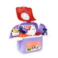 thumbnail image 3 of Niños Simulación Educativa Workbench Herramientas Juguete Mochila 2 en 1 Bebé Educación Earlada Preescolar Juguetes Plegables Plástico Bebé Regalos Animal Maquillaje Púrpura Jumpingount FN001325-03, 3 of 6