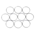 thumbnail image 2 of 10 piezas de aro llavero de acero inoxidable 316 Perfecl con cadena conectores, 2 of 6