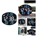 thumbnail image 2 of LED Digital Wall Clock Large Display USB Power Alarm Clock Remote Control Auto Brightness Temperature Humidity Date Timer, 2 of 9