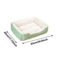 thumbnail image 3 of Orthopedic Pet Bed for Dogs & Cats - Removable Washable Cover, Comfortable Sleeping Mat Cushion with Non-Slip Bottom Sofa Bed,XS-L,Light Green, 3 of 4
