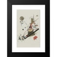 thumbnail image 2 of Wassily Kandinsky 17x24 Black Modern Framed Museum Art Print Titled - Happy Augsteig (1923), 2 of 5