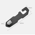 thumbnail image 3 of jiaping Car Back Seat Hanger Portable Multifunctional PU Leather Universal Black, 3 of 3