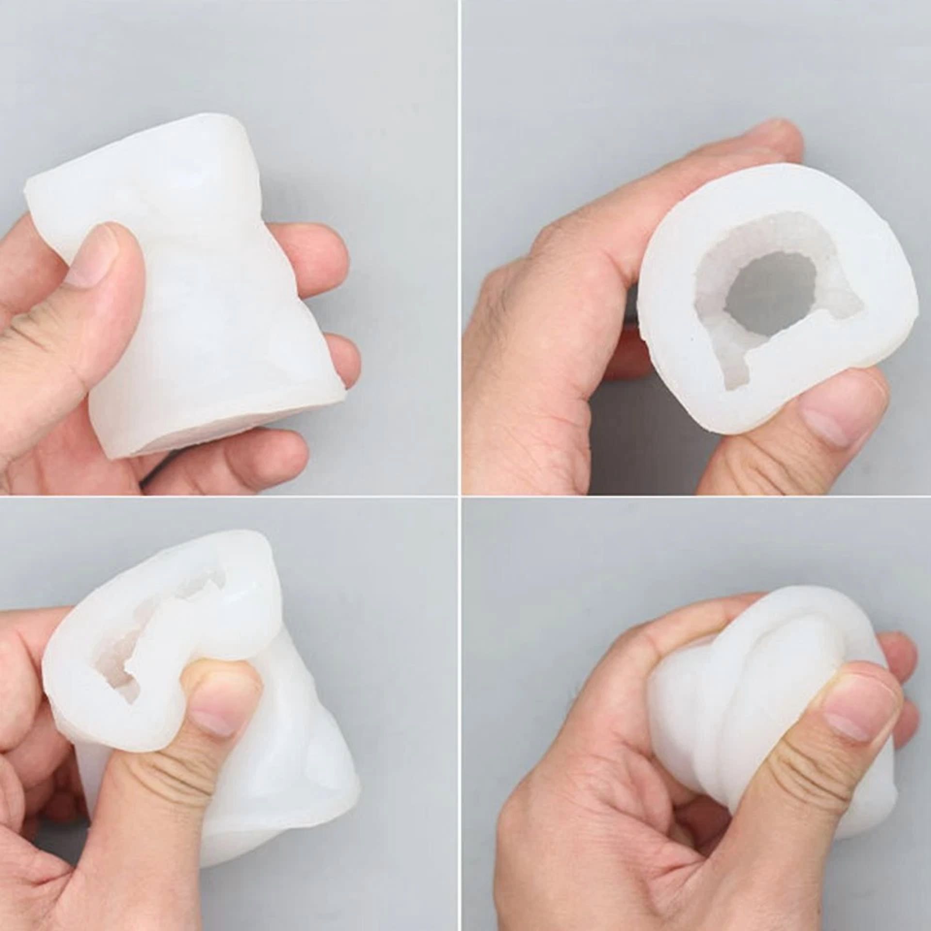 3D Ice Cube Maker Little Teddy Bear Shape Chocolate Cake Mould Tray Ice Cream Jq