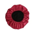 thumbnail image 1 of Gorro de Ducha Sólido Durable para Mujeres de Unique Bargains para Baño, Vacaciones, Hotel, Viaje, Satén EVA Rojo, 1 of 3