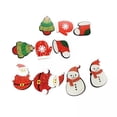 thumbnail image 1 of 10 Piezas Navidad Hierro en Apliques Parche Santa Muñeco de Nieve Reparación Parche Bordado Coser Apliques Decorativos Apliques Adhesivos para Decorac 4 piezas, 1 of 8