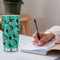 thumbnail image 5 of WIRESTER 20oz Tumbler With Lid Stainless Steel Travel Tumbler, Double Wall Insulated Stainless Steel Coffee Tumbler - Black White Tuxedo Cat Playful Postures, 5 of 6