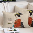 thumbnail image 2 of Throw Pillow Covers, Soft Breathable Pillow Cases with Invisible Zipper for Sleeping, Standard Pillowcases for Couch Bed Sofa Chair 20x26 Inches, 2 of 9