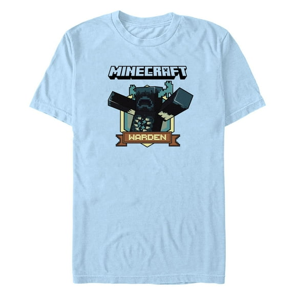 Men's Minecraft Warden Badge  Graphic T-Shirt