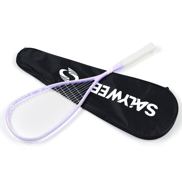 Squash Racket Olivia 2.0, Pre-strung, Full Carbon Fibre Ultralight Squash Racquet with Free Bag, Indoor Sports Training & Professional Competition Supplies for Men & Women, Ideal Sports Gift