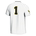 thumbnail image 3 of Unisex GameDay Greats #1 White Iowa Hawkeyes Softball Lightweight Fashion Jersey, 3 of 4