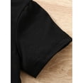 thumbnail image 4 of [Girls' Graphic Tee] Girls' Graphic T-Shirt | "In My 100 of School Era" Black with Lettering & Joyful Face Design, Casual Short Sleeve Round Neck Summer Top for Ages 4-12, Machine Was, 4 of 6