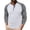 White, variant on UVEASISHA Slim Fit Henley Shirts for Men Raglan Long Sleeve Baseball T Shirt 3 Button Up Collarless T-Shirts Soft Comfy Casual Tees Army Green XXL