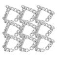 thumbnail image 1 of Cadenas de aluminio de 10 m, estilo elegante, duraderas, de metal, ampliamente utilizadas, para joyería, bolsos, bricolaje, color plateado., 1 of 14
